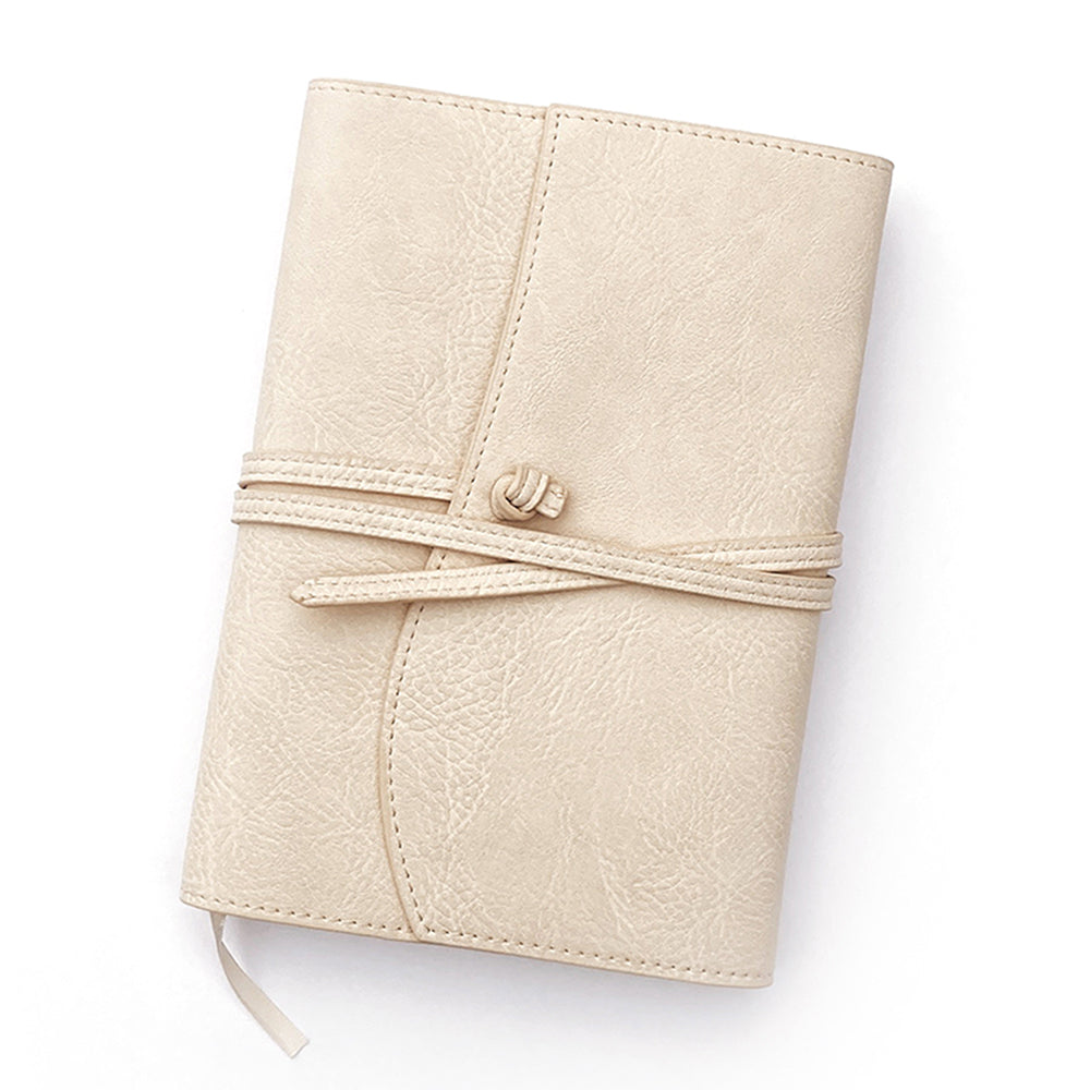 White Wrap Leather Journal